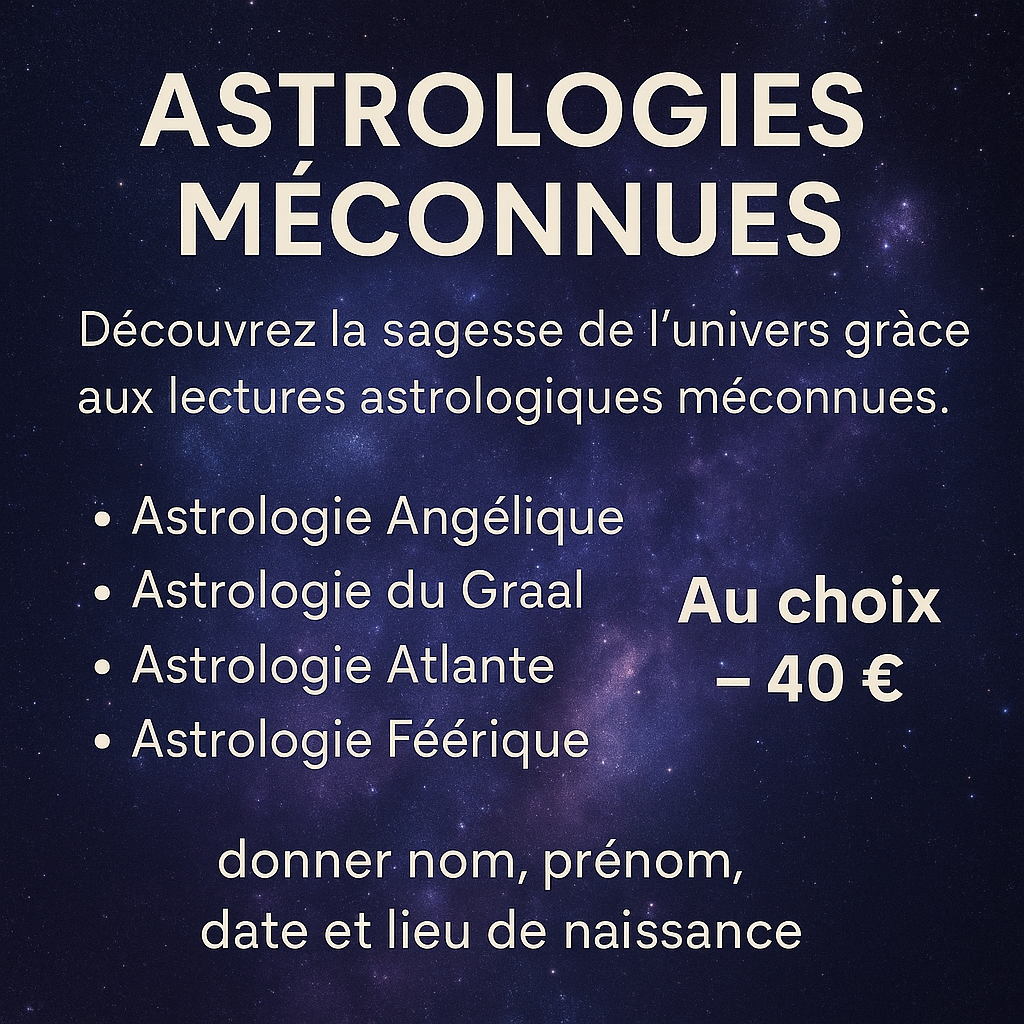 Visuel Astrologies Méconnues