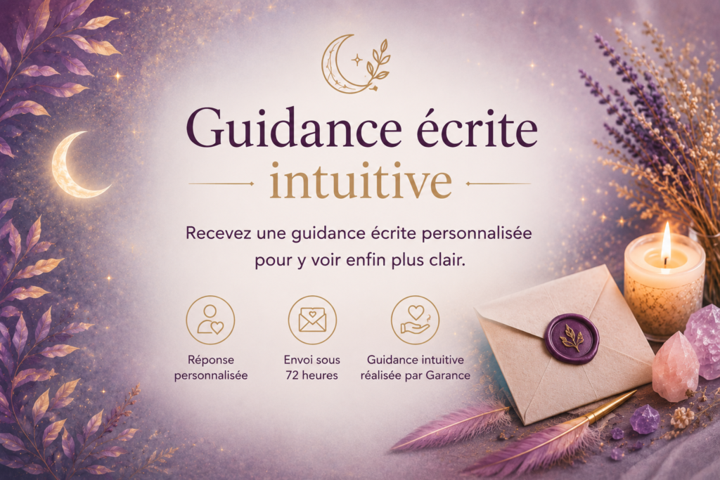 Guidance écrite intuitive personnalisée par mail