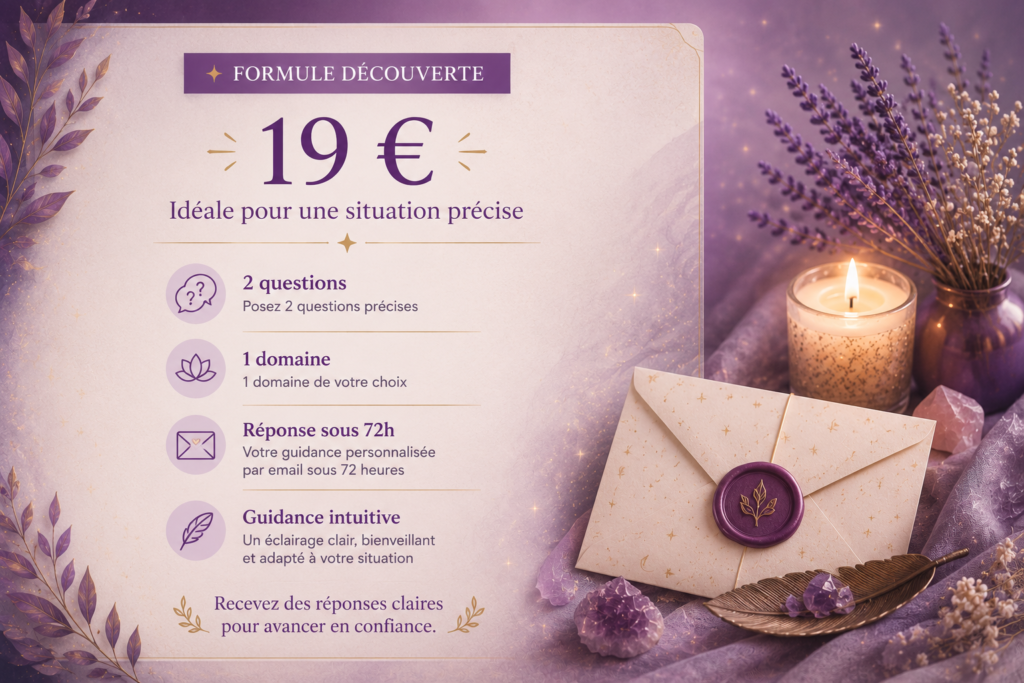 Formule Découverte guidance écrite intuitive