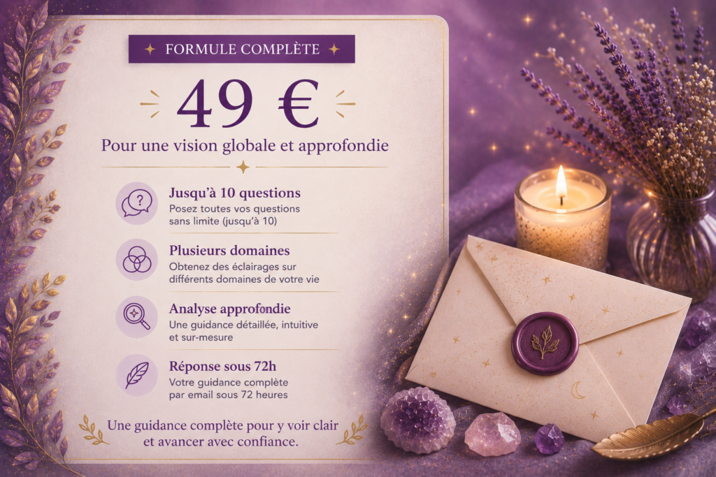 Formule Découverte guidance écrite intuitive